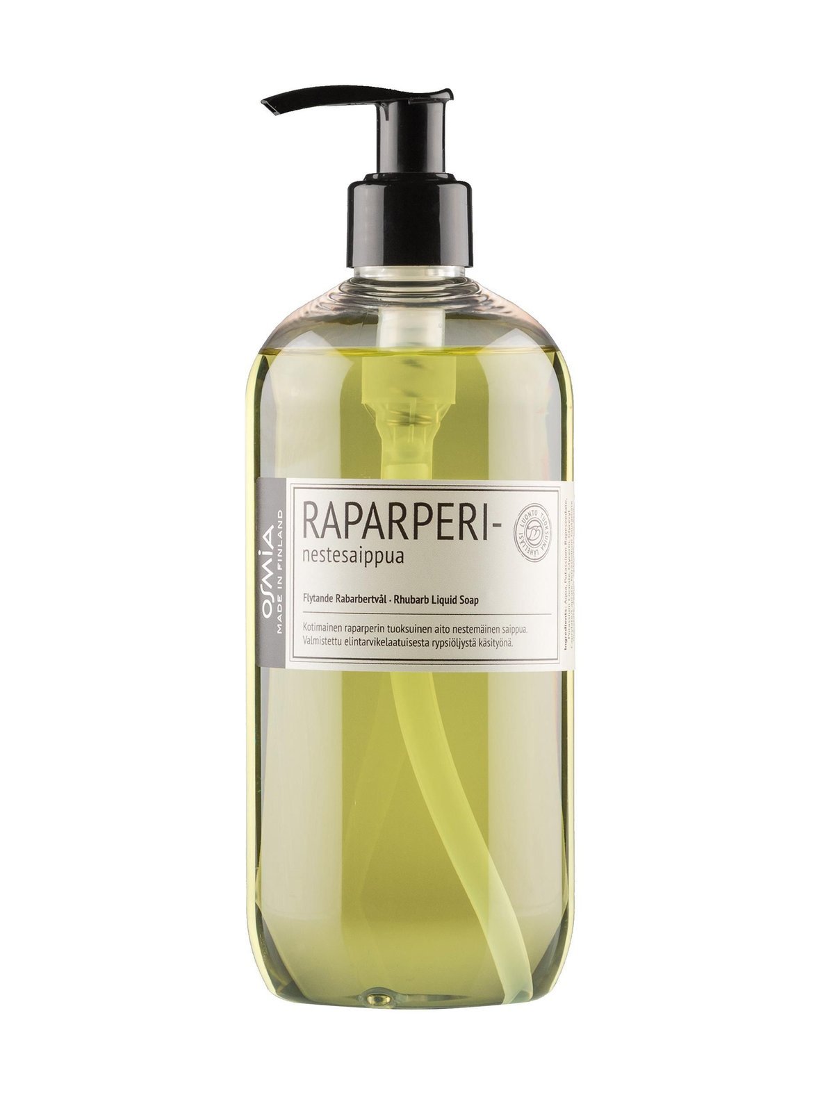 Raparperi-nestesaippua 500 ml