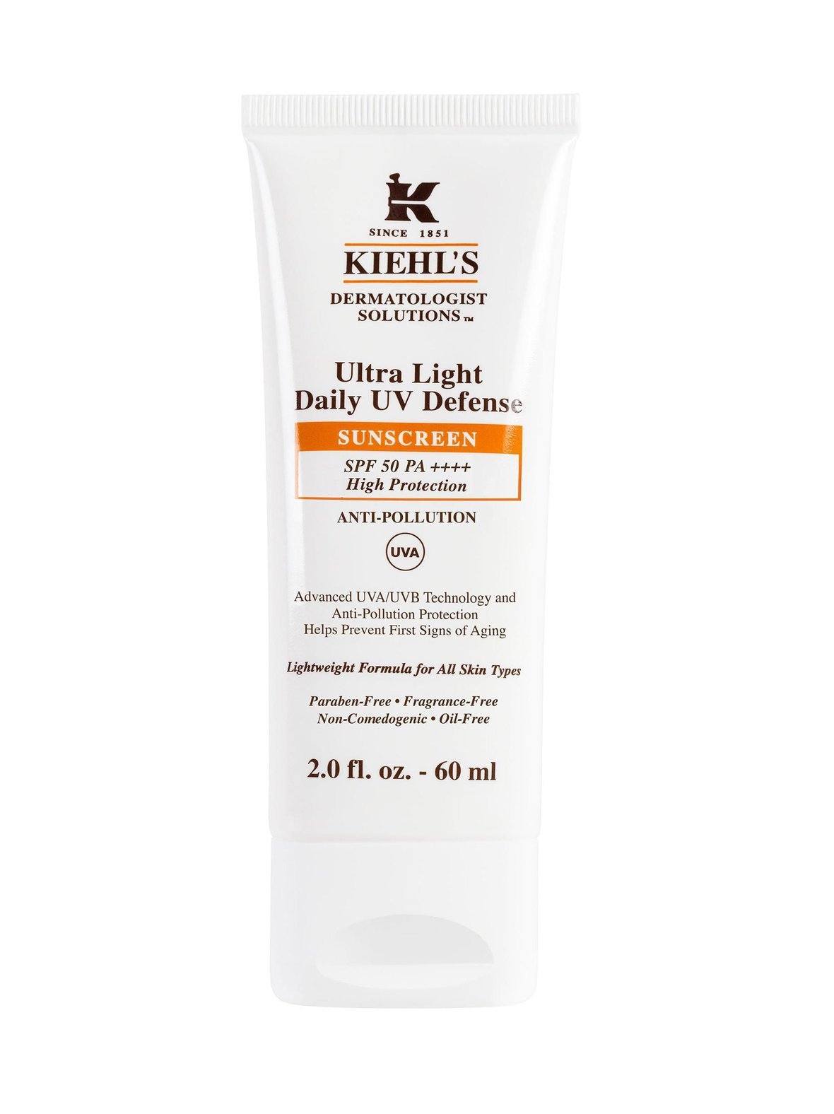 Ultra light daily uv defense spf50 + -aurinkosuoja kasvoille 60 ml