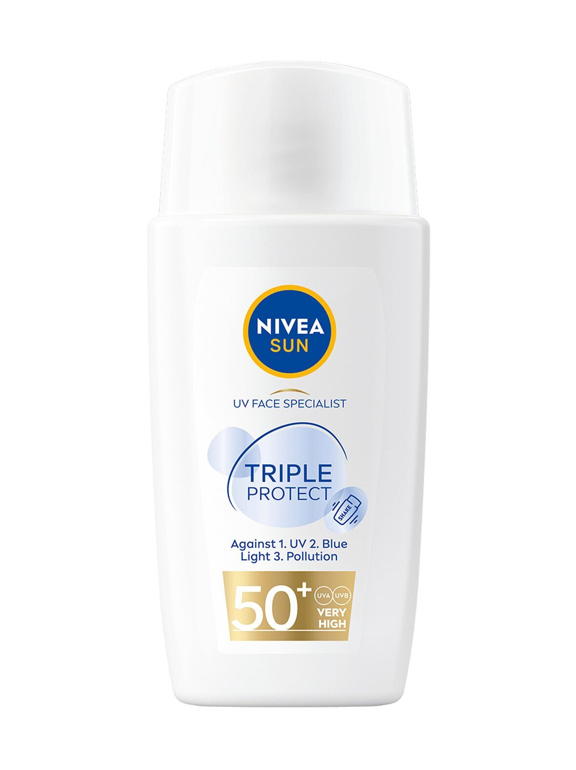 Uv face triple protection fluid spf50+ -aurinkovoide kasvoille 40 ml