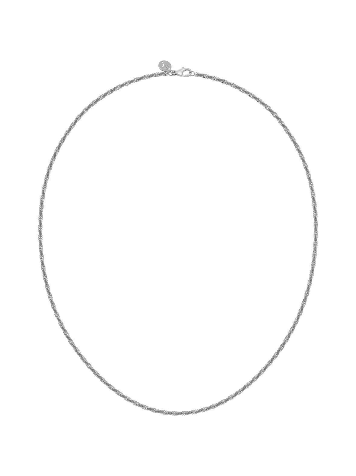 Tinsel thin necklace steel -kaulakoru