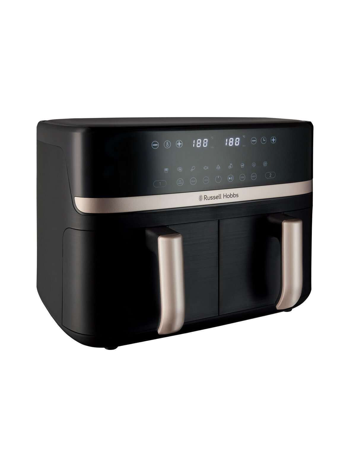 Satisfry dual basket 9l airfryer -kiertoilmakypsennin