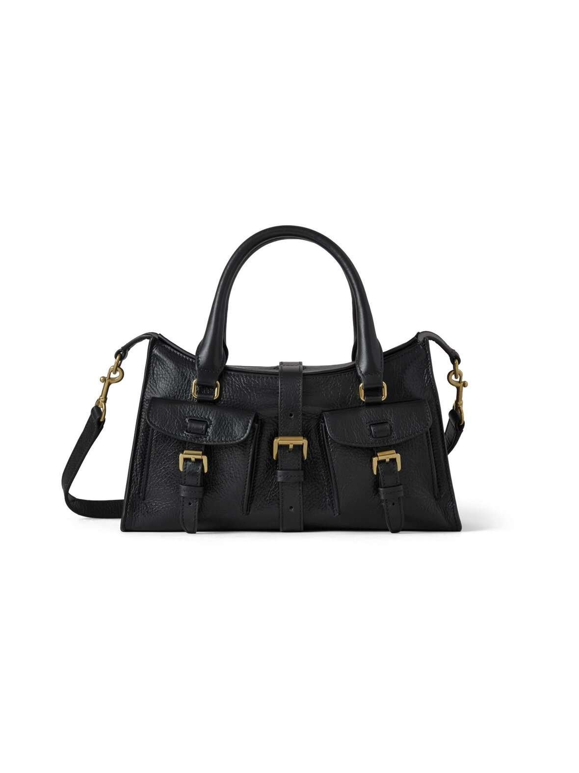 Small roxanne high shine leather -käsilaukku