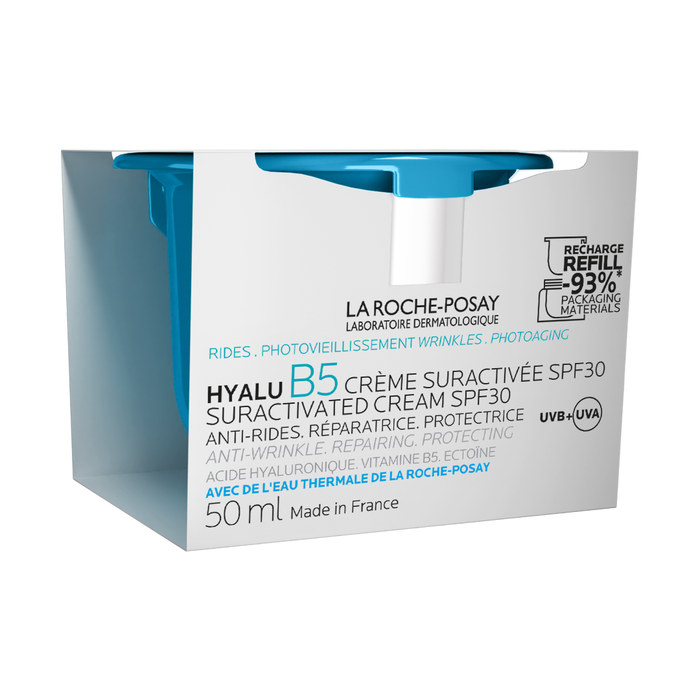 LRP Hyalu B5 Suractivated Cream SPF30 Refill päivävoide täyttöpakkaus 50 ml