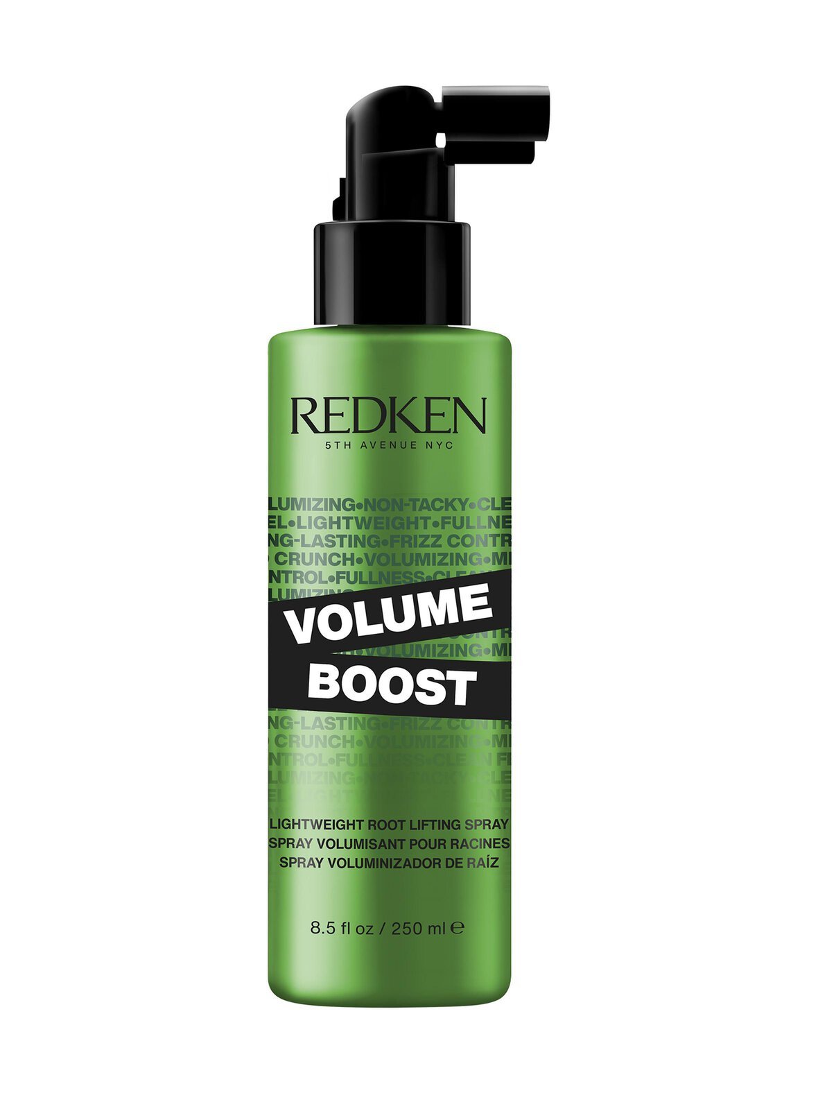 Volume boost -muotoilusuihke