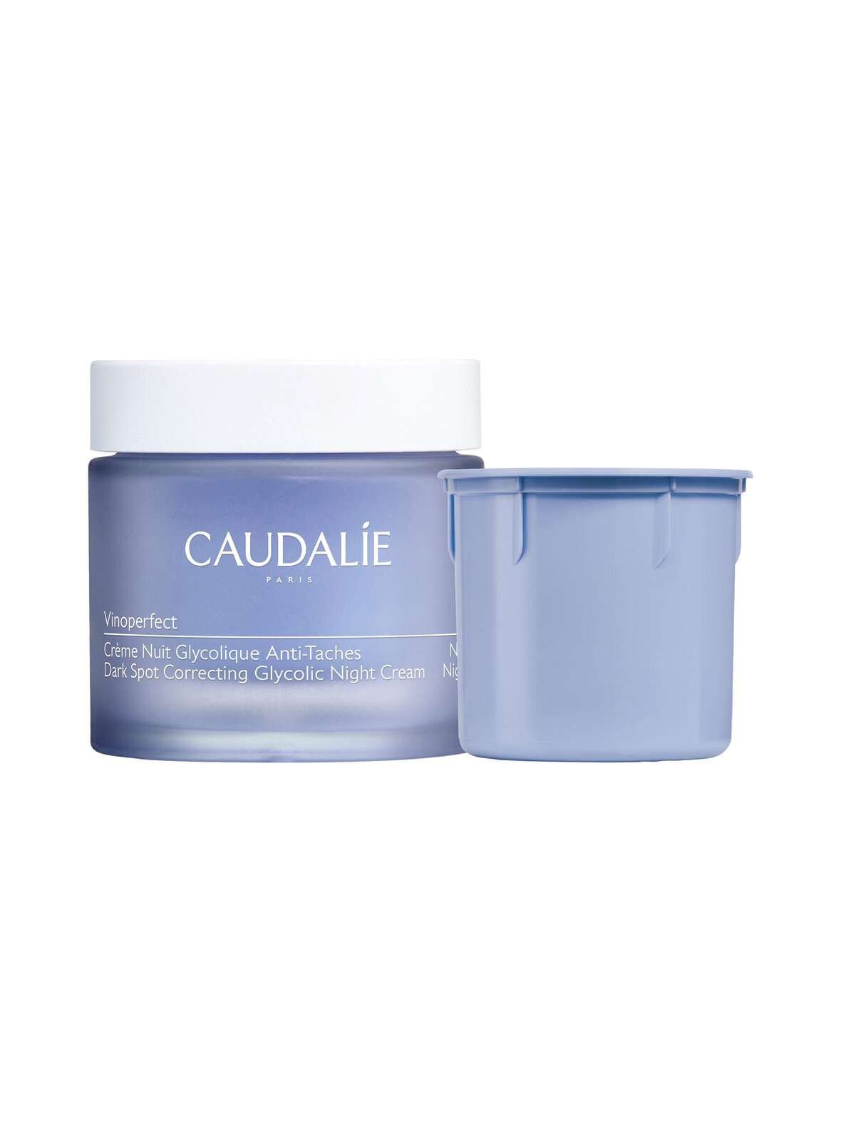 Vinoperfect dark spot correcting glycolic night cream refill -yövoide, täyttöpakkaus