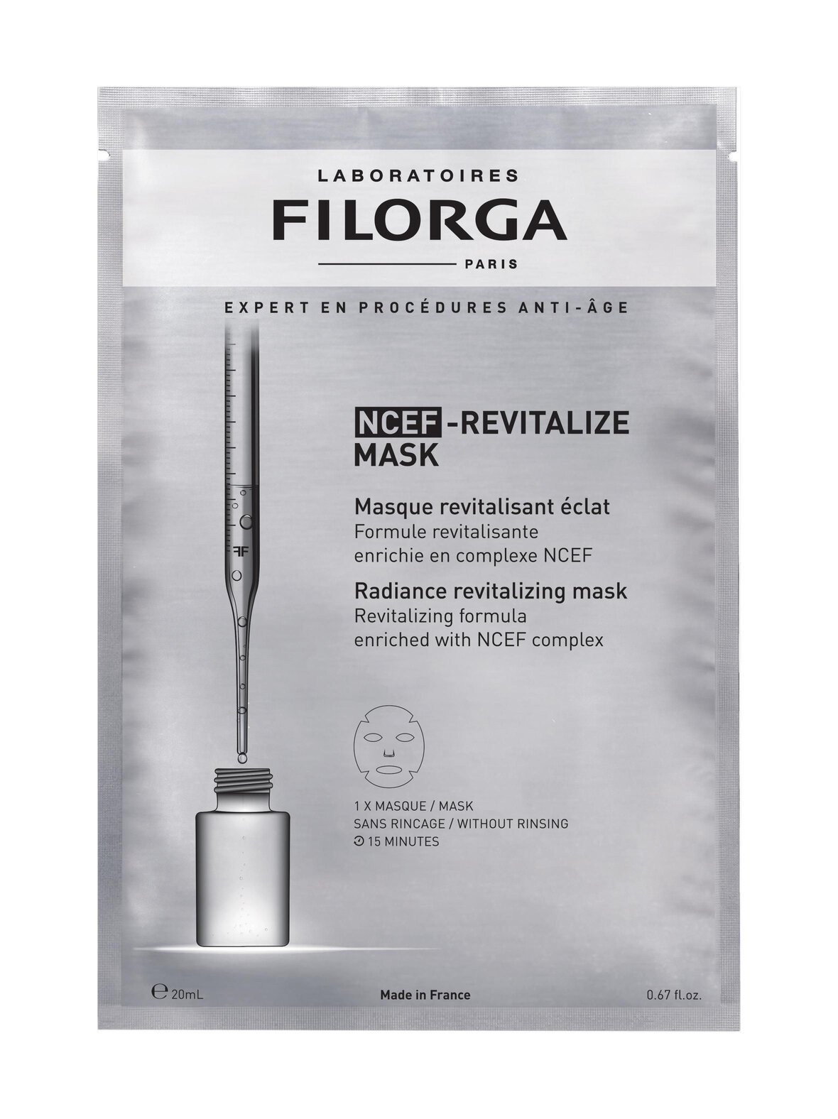 Ncef-revitalize sheet mask -kangasnaamio