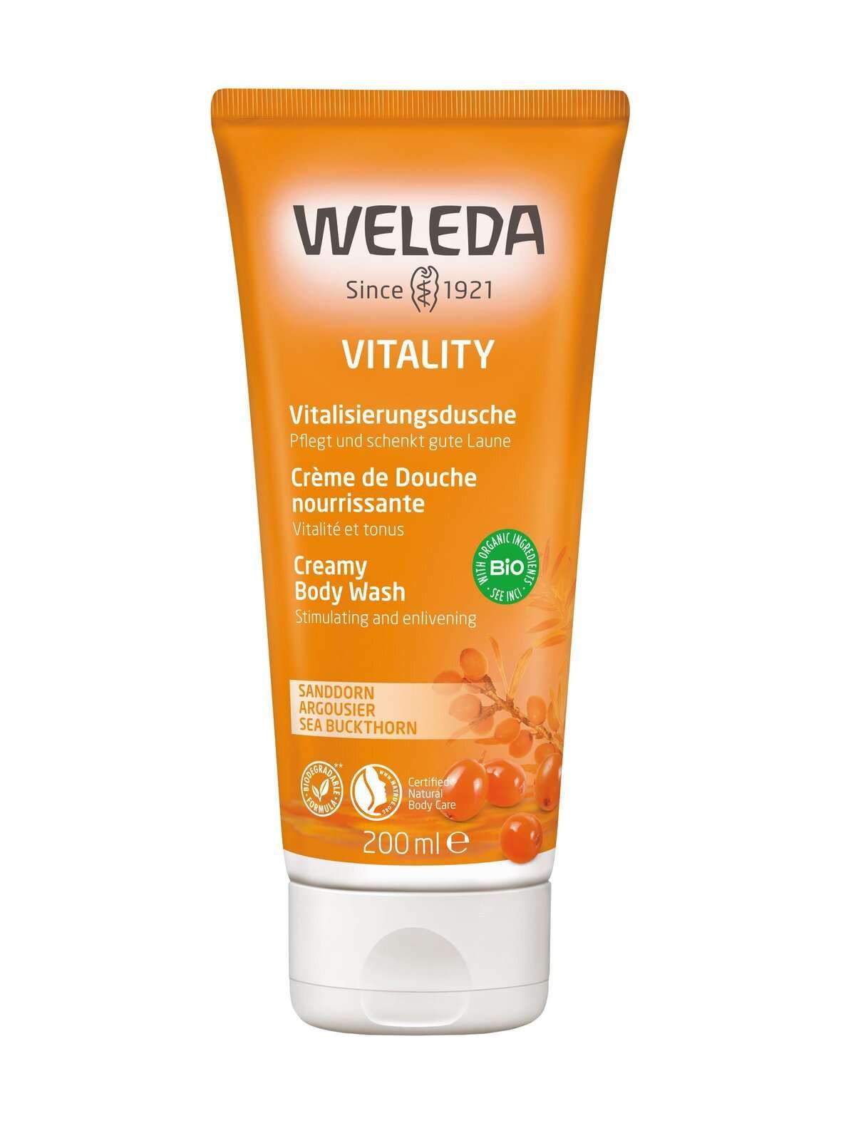 Sea buckthorn creamy body wash -suihkuvoide 200 ml