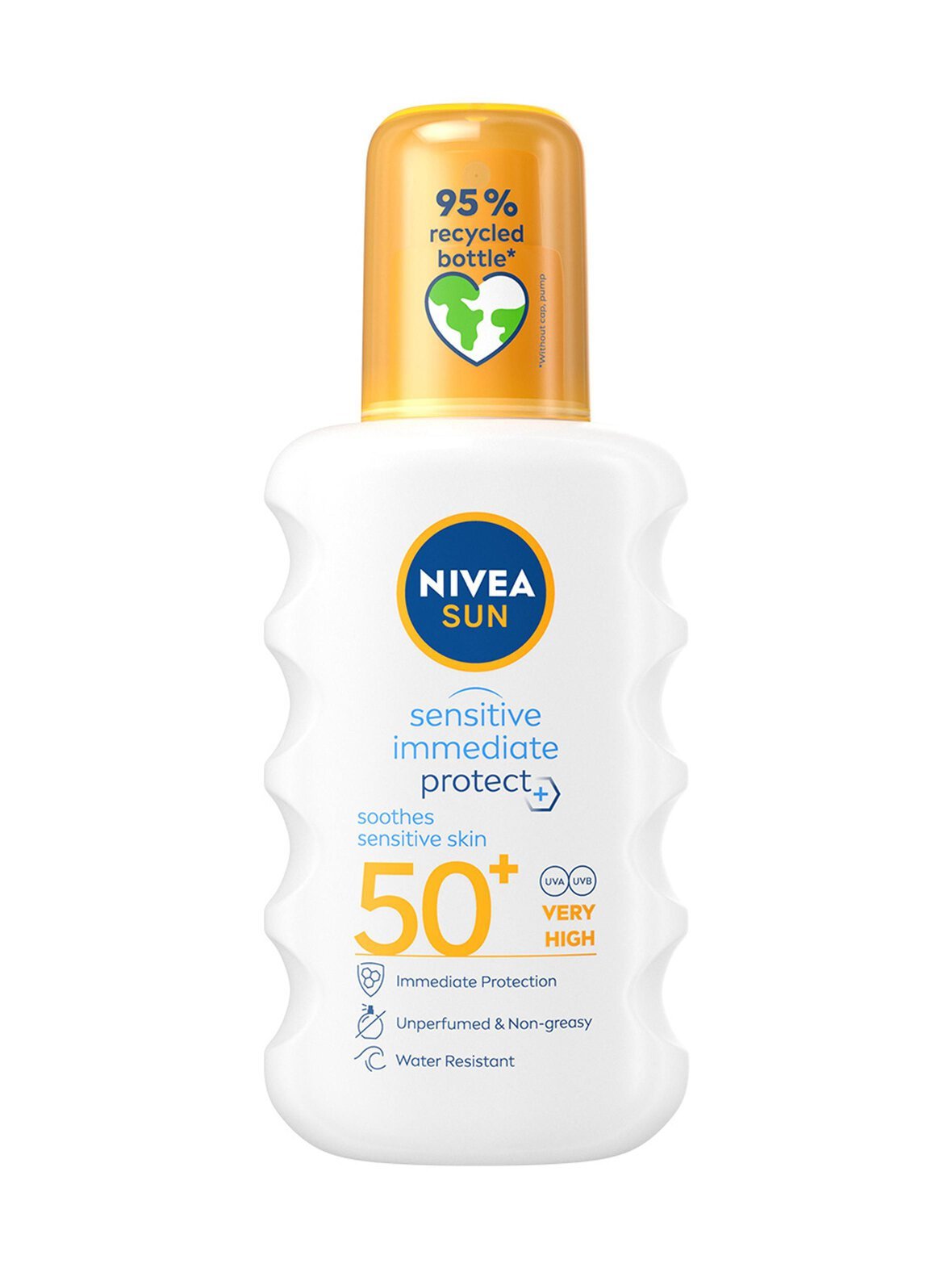 Sensitive immediate protect soothing sun spray spf50+ -aurinkosuojasuihke
