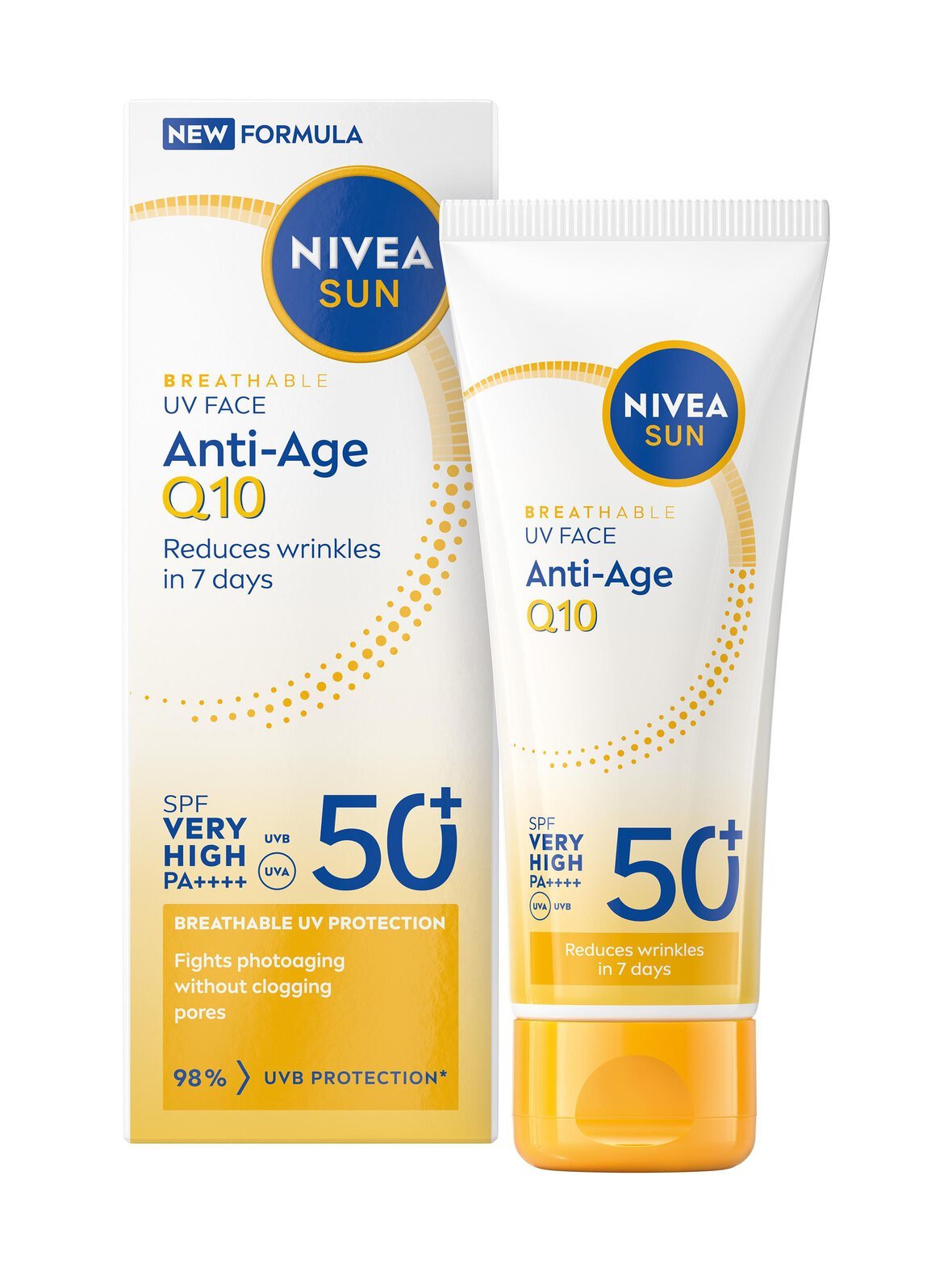 Uv face anti-age q10 sun cream sk50+ -aurinkosuojavoide