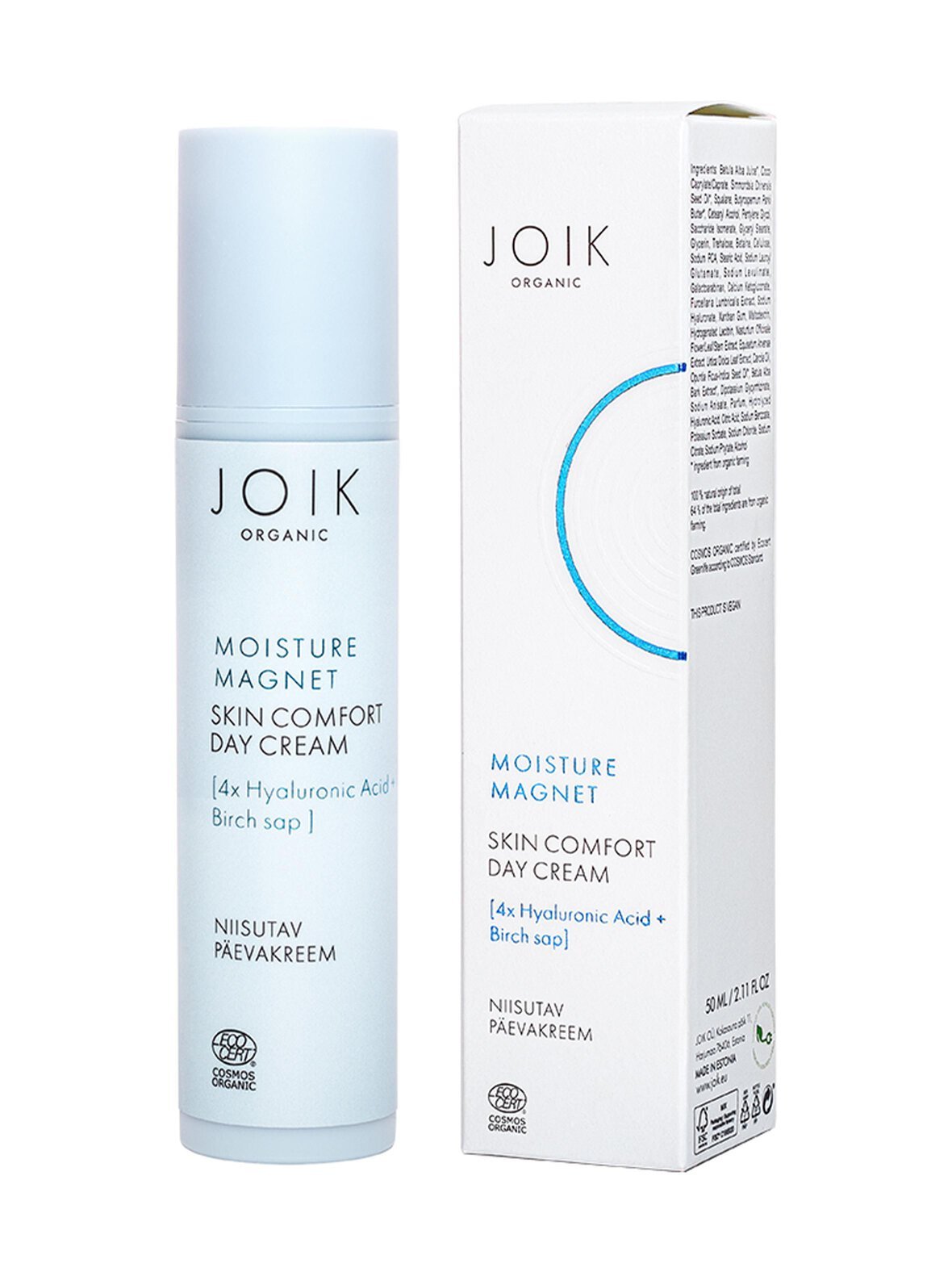 Organic moisture magnet skin comfort day cream -päivävoide, 50ml