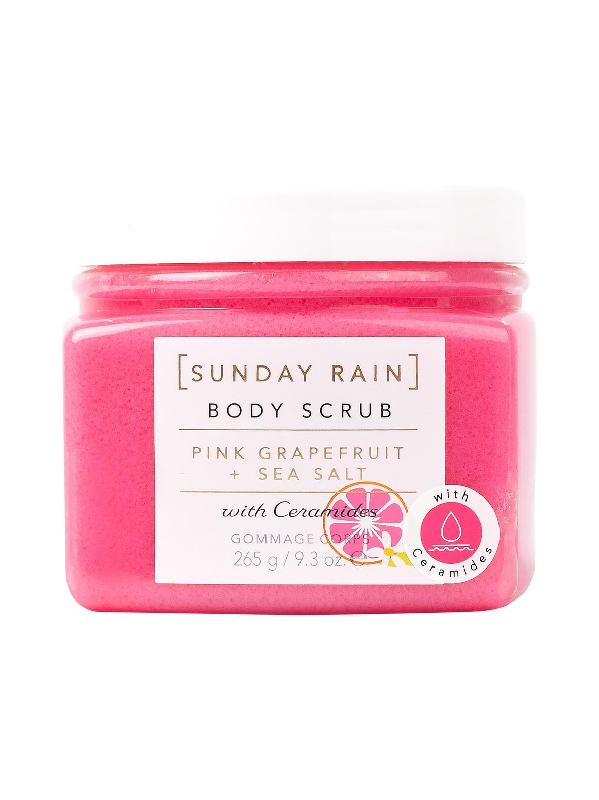 Pink grapefruit & sea salt body scrub -vartalokuorinta 265 g