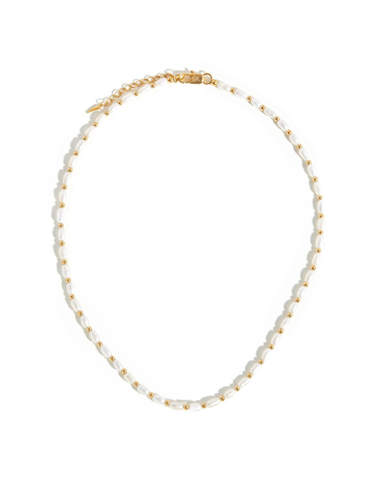 Seed pearl beaded choker -kaulakoru