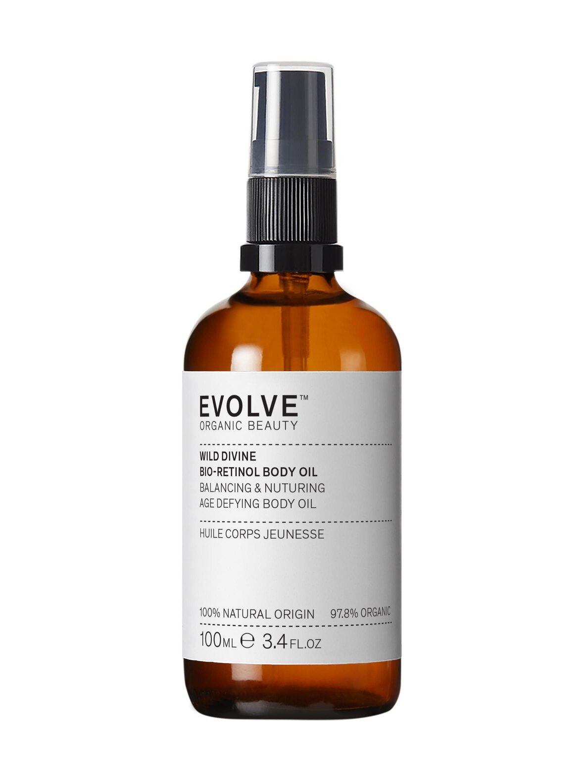 Wild divine bio-retinol body oil -vartaloöljy