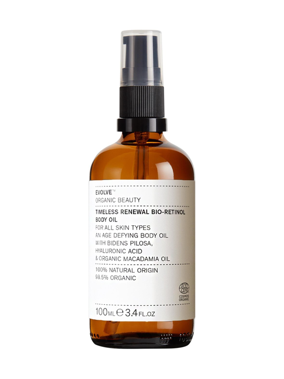 Timeless renewal bio-retinol body oil evolve -vartaloöljy 100 ml