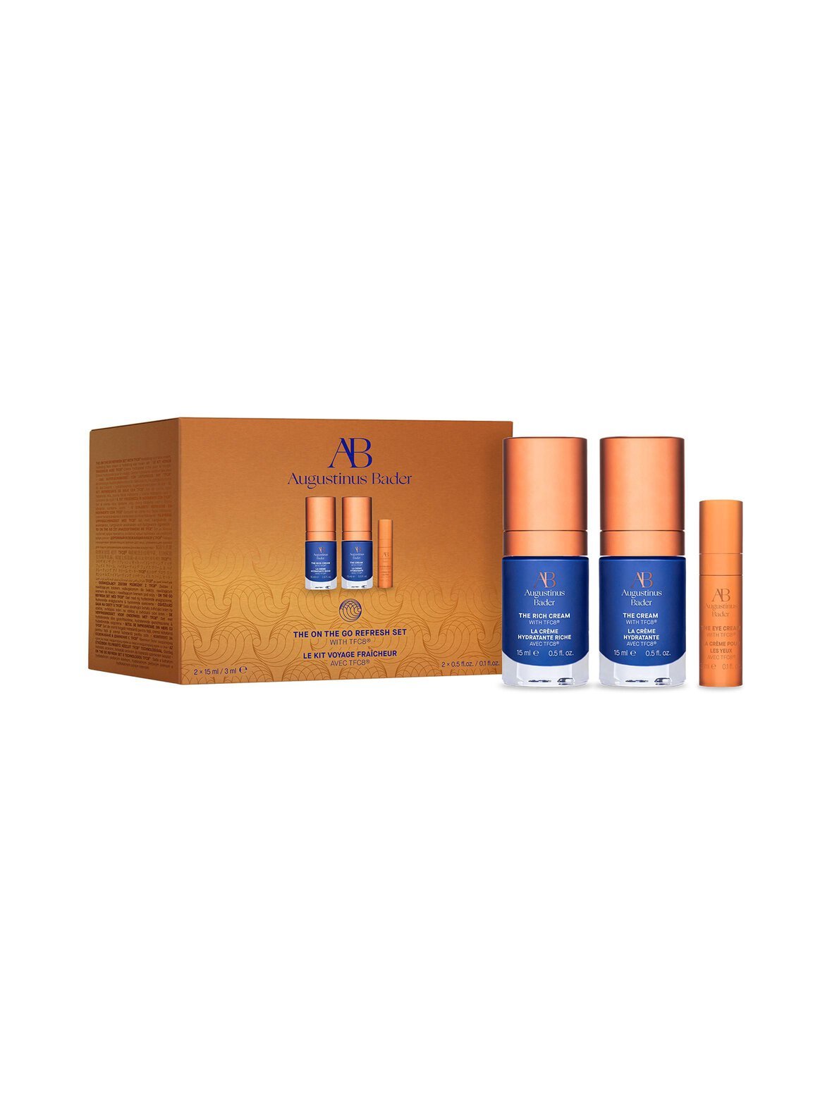 The on the go refresh set -ihonhoitopakkaus