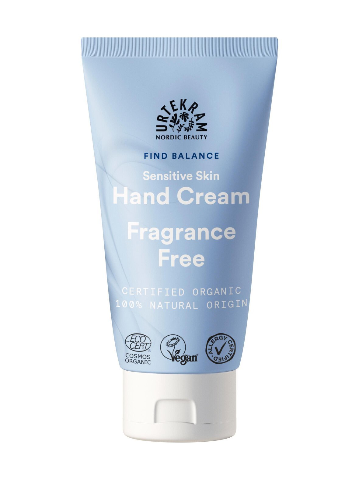 Organic fragrance free hand cream -käsivoide 75 ml