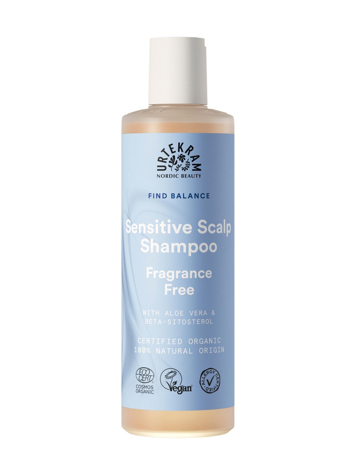 Organic sensitive scalp fragrance free -shampoo 250 ml