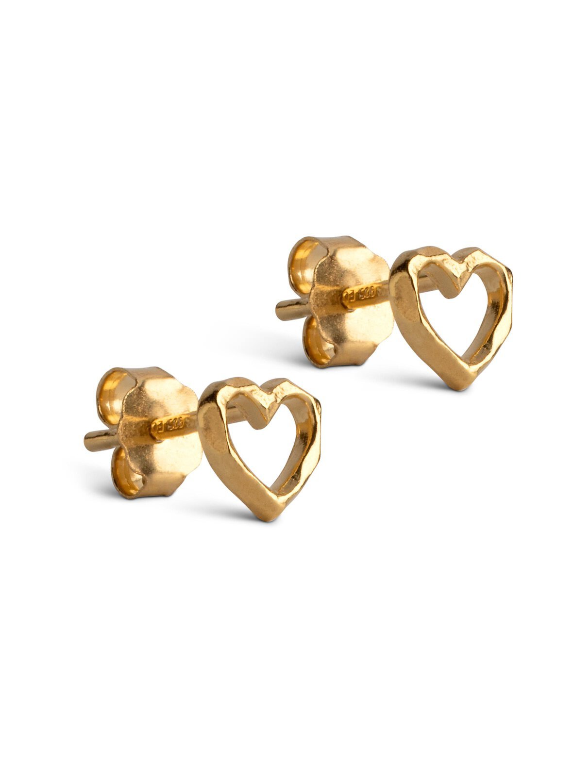 Organic heart -nappikorvakorut