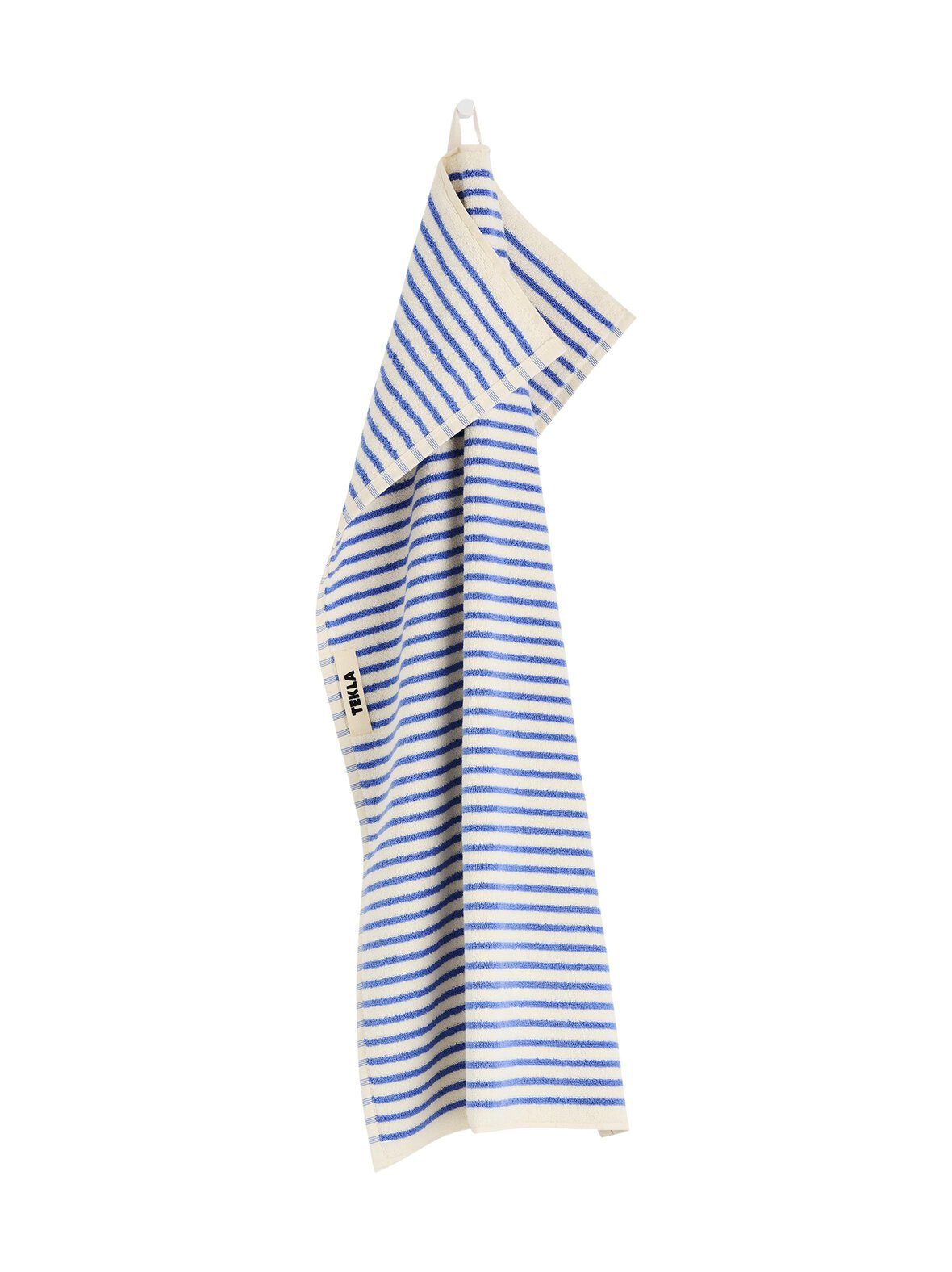 Striped terry towel -pyyhe