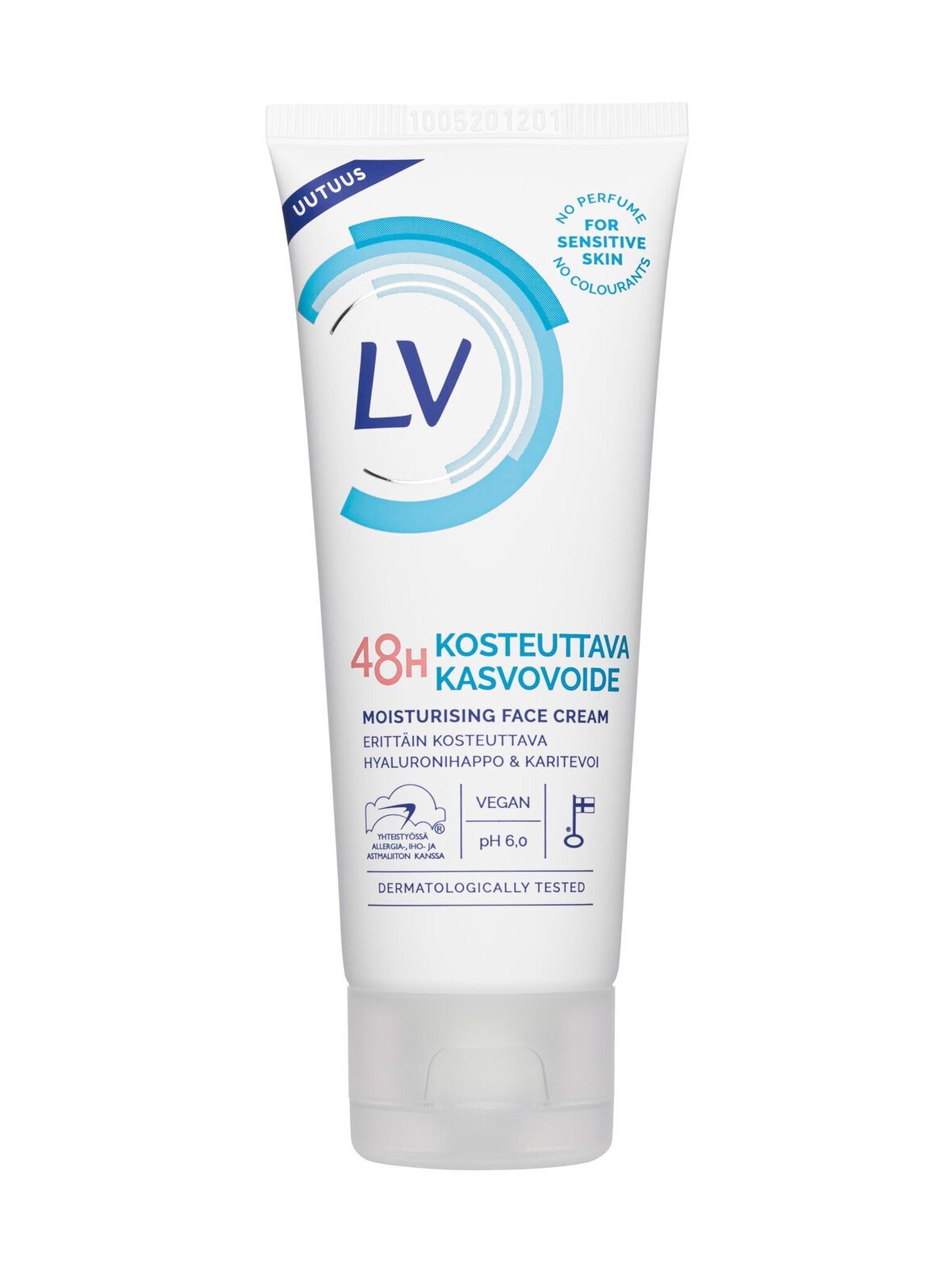 Moisturizing face cream 48h -kasvovoide 75ml