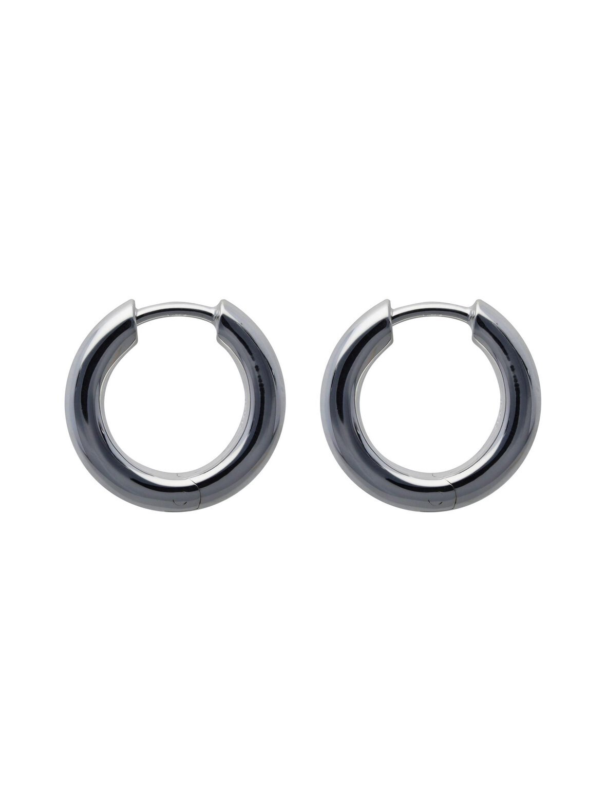 Silver hoop -korvakorut