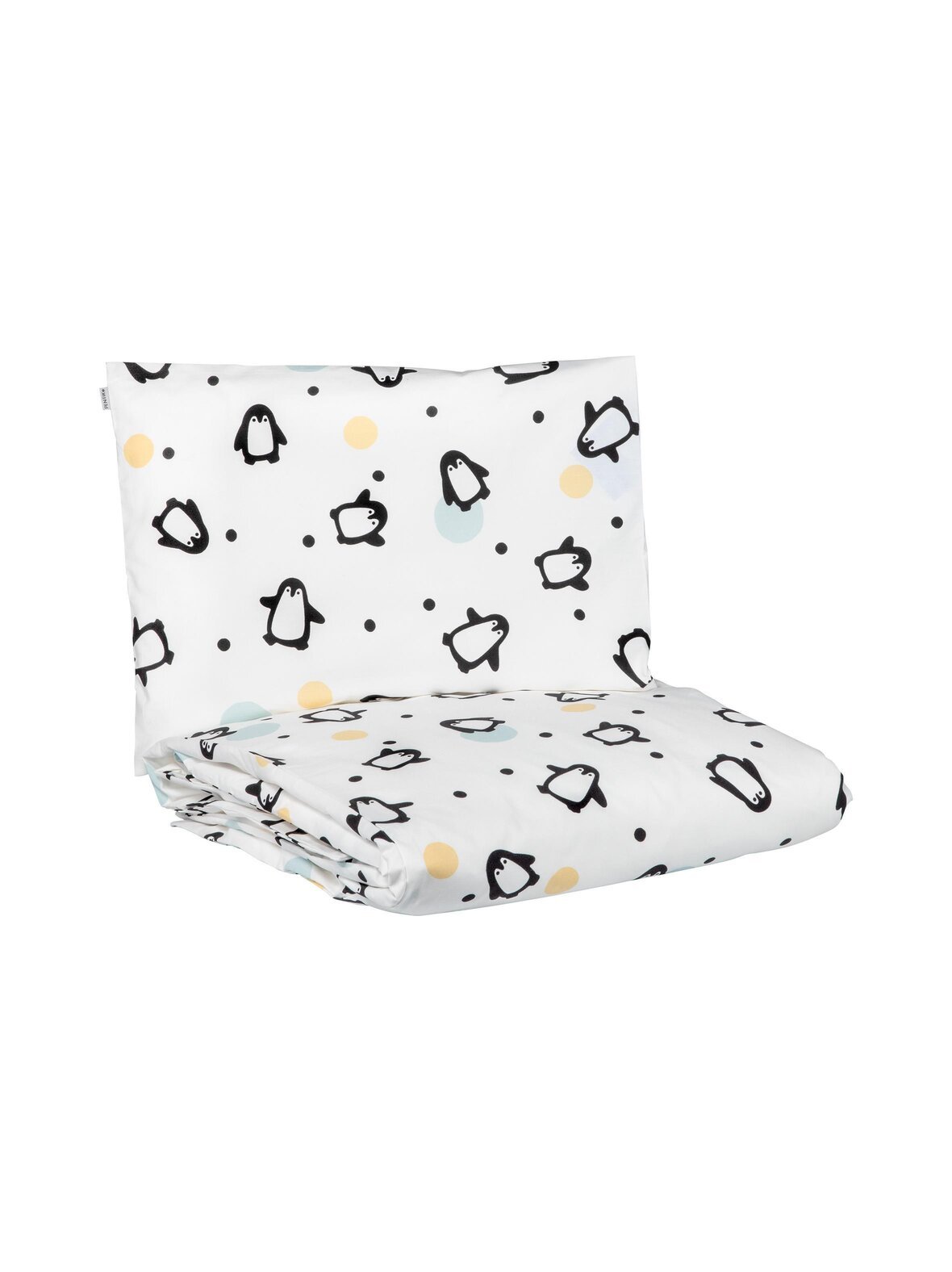 Pingviini-pussilakanasetti 85 x 125 + 36 x 46 cm