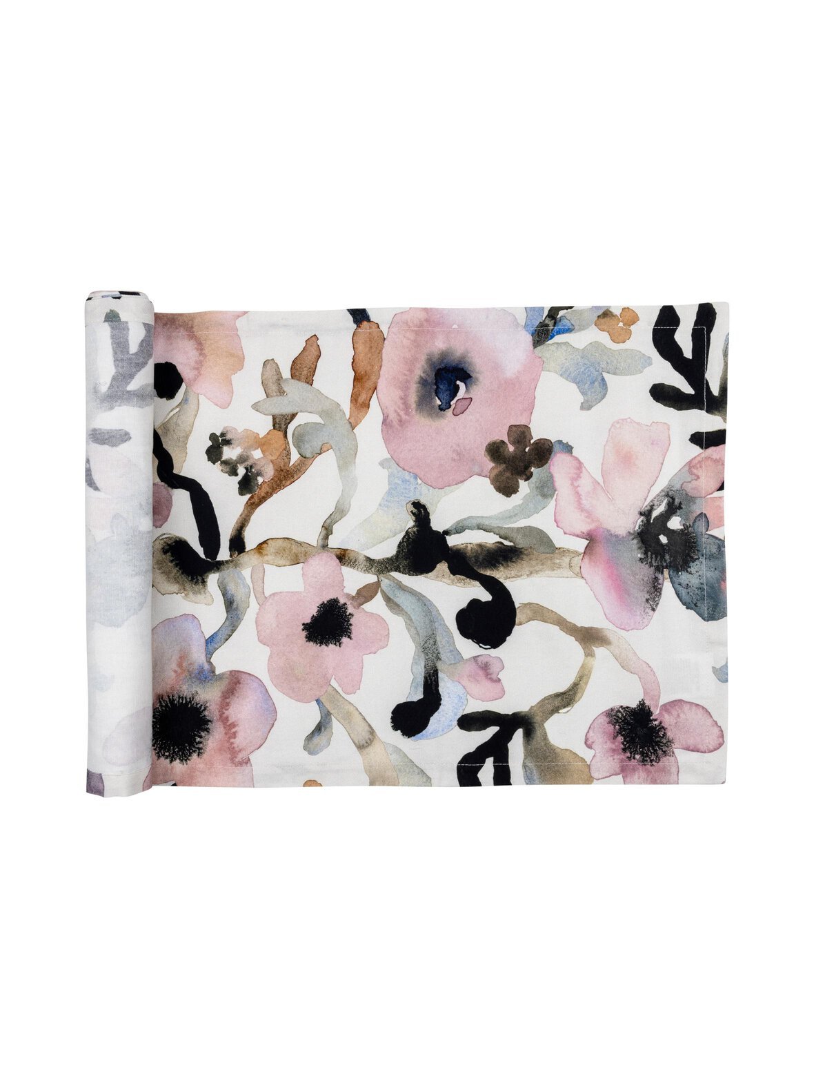 Ruusumalva-kaitaliina 45 x 160 cm