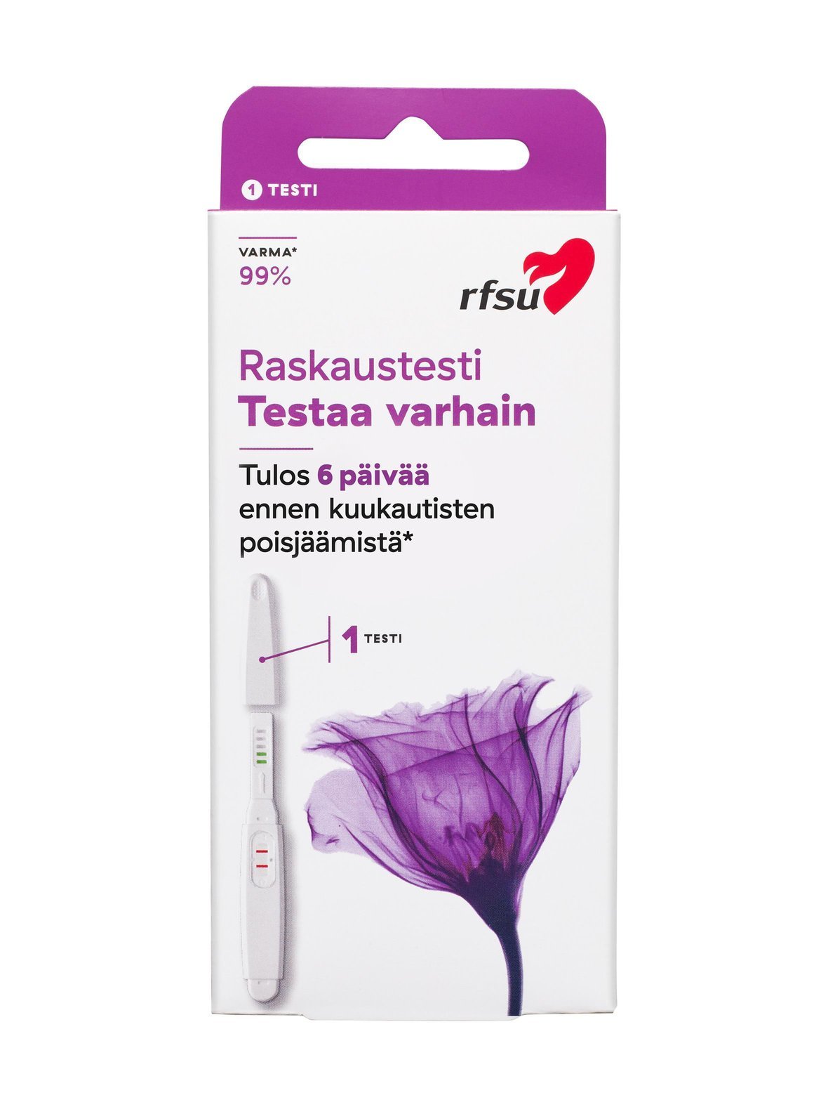 Testaa varhain -raskaustesti