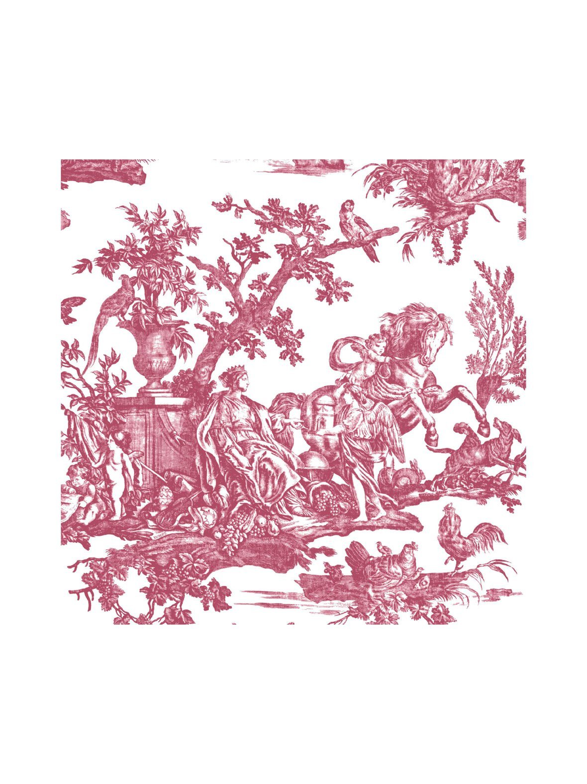 Toile de jouy bio dunisoft airlaid -servetit 12 kpl