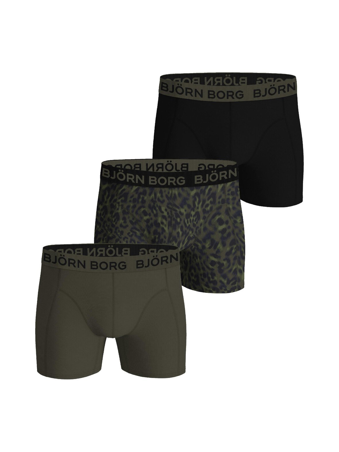 Stretch-alushousut 3-pack