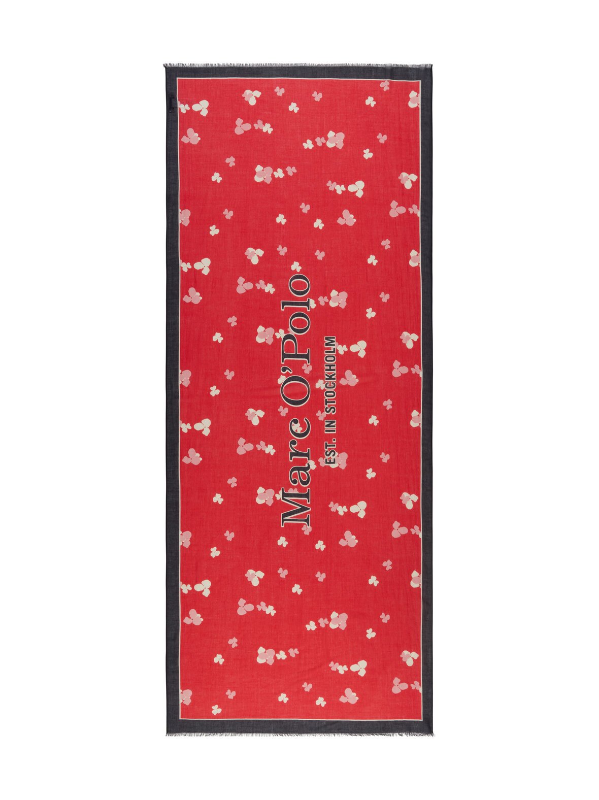 Printtikuvioitu puuvilla-modaalihuivi