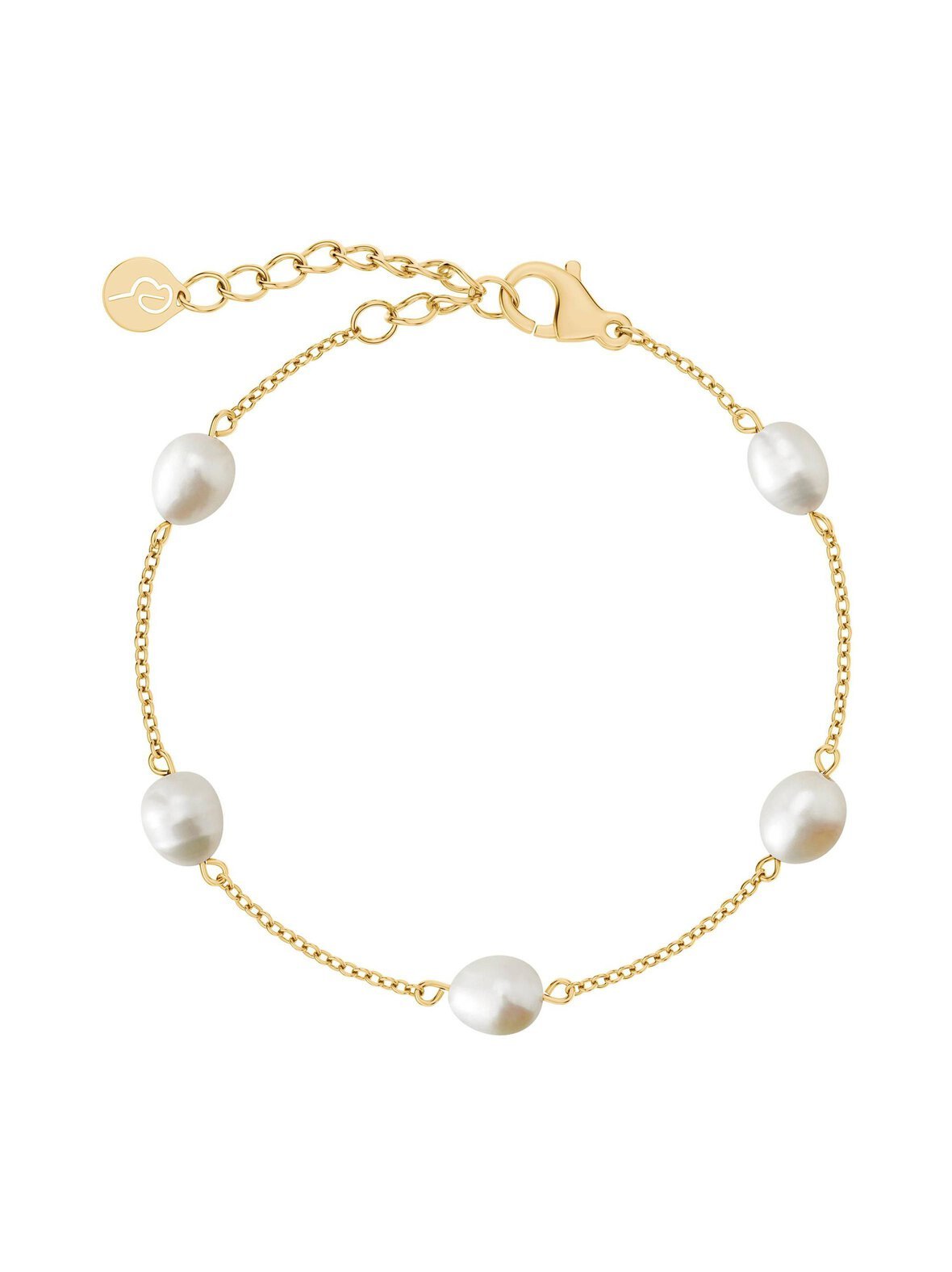 Perla bracelet multi gold -rannekoru
