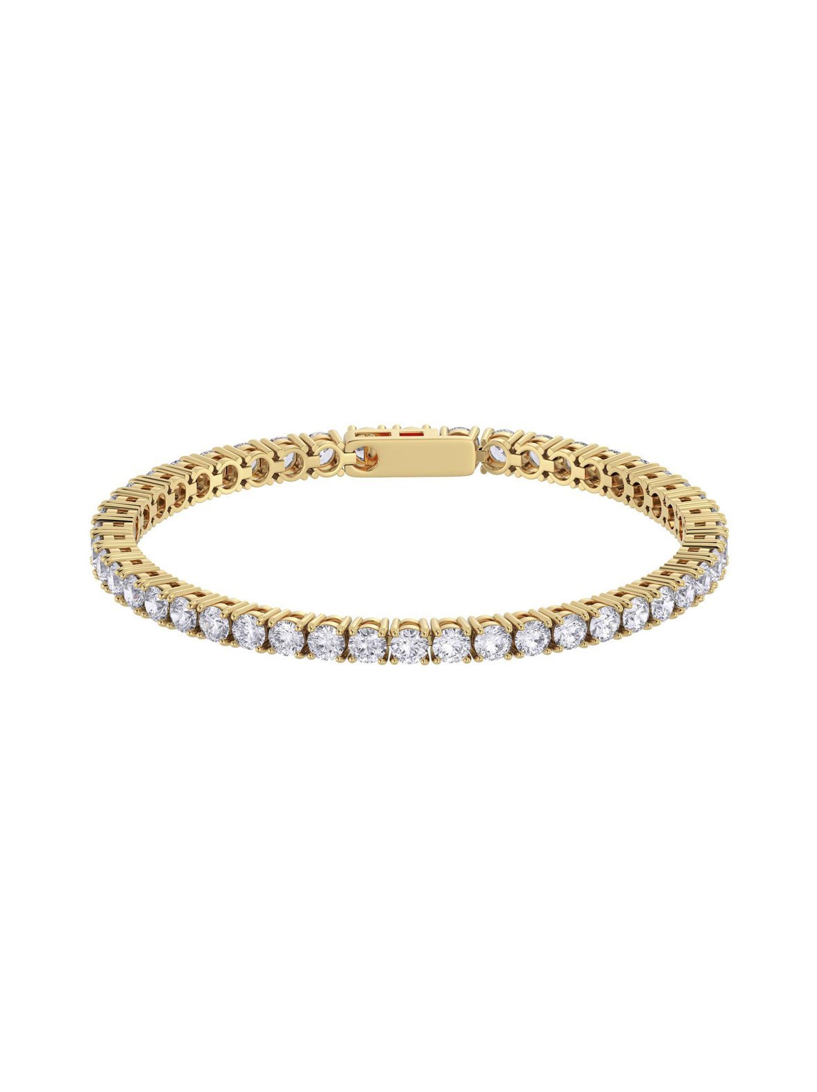 Tennis bracelet gold -rannekoru