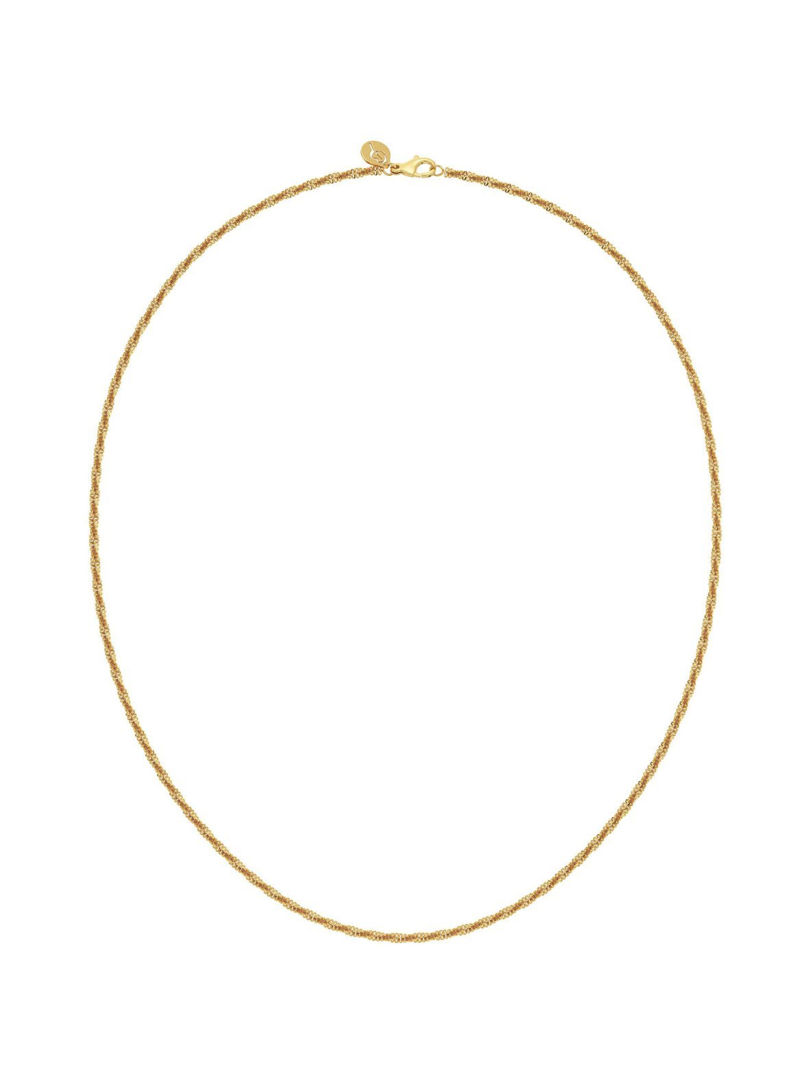 Tinsel thin necklace gold -kaulakoru