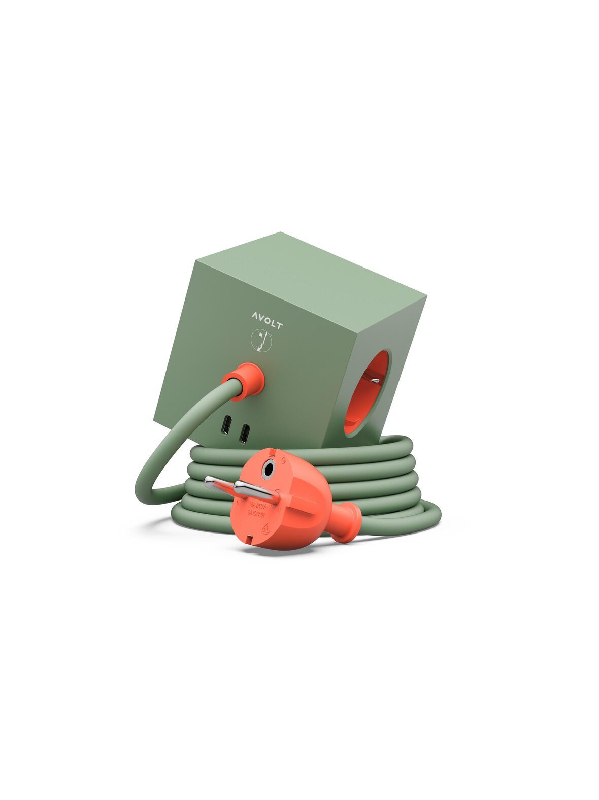 Square 1 usb-c -jatkopistorasia 1,8 m
