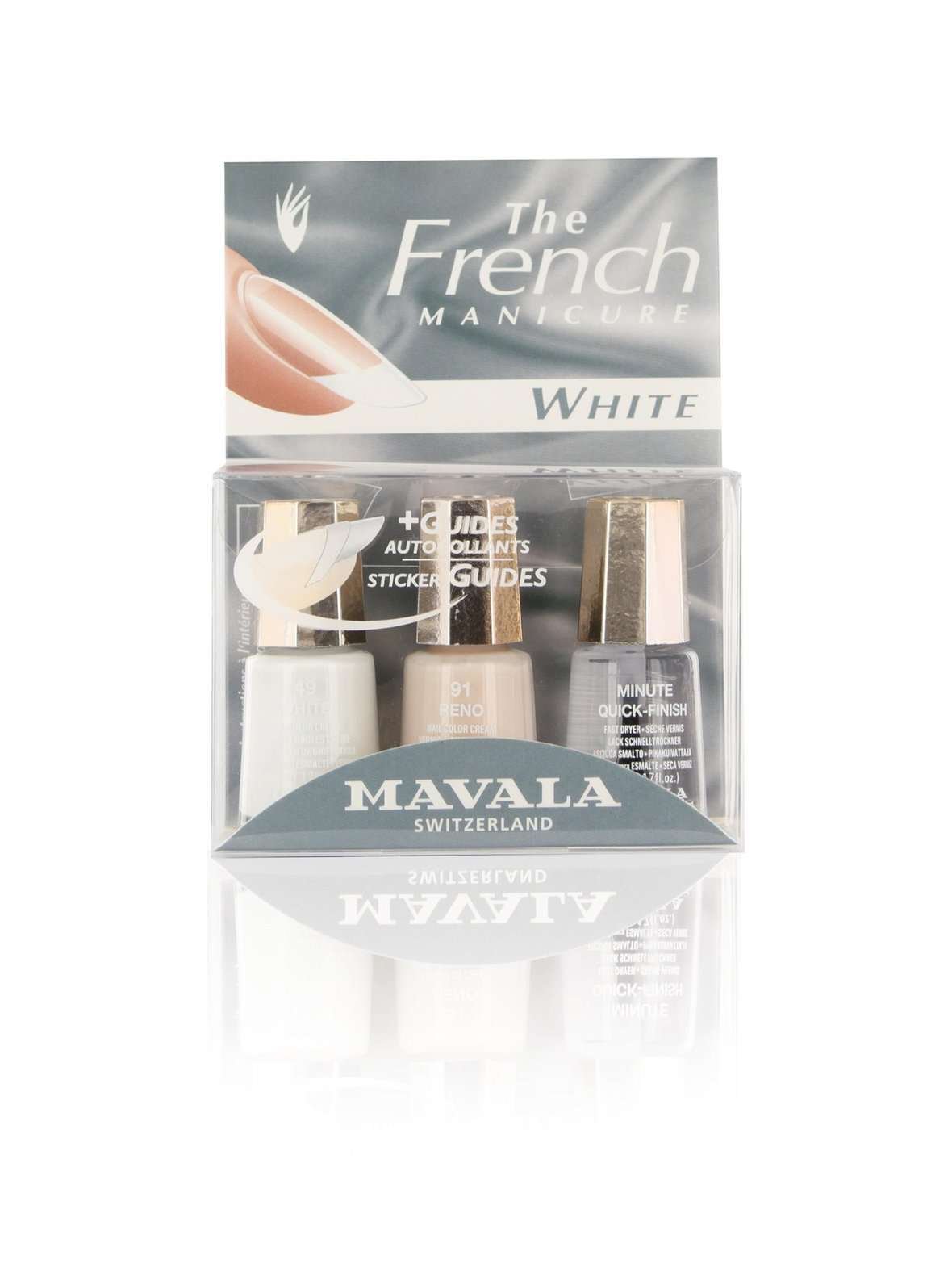 Set french manicure white -tuotepakkaus