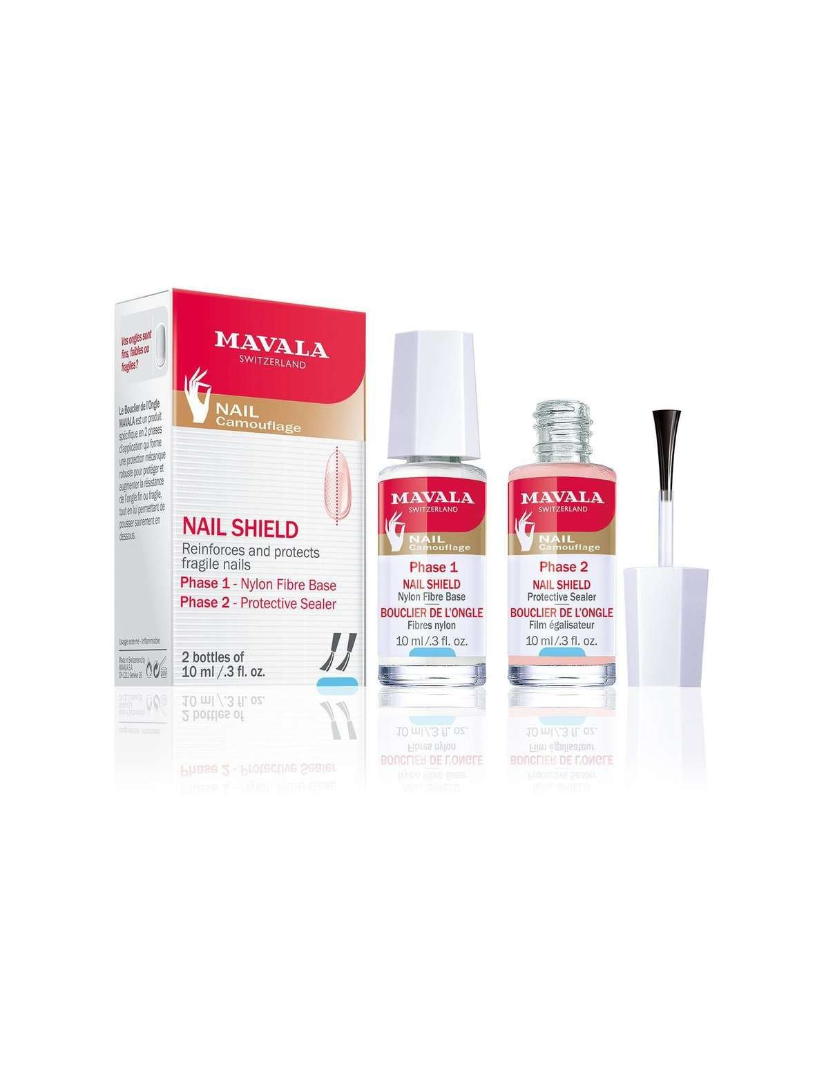Nail strengthener -kynnenlujittaja 2 x 10 ml