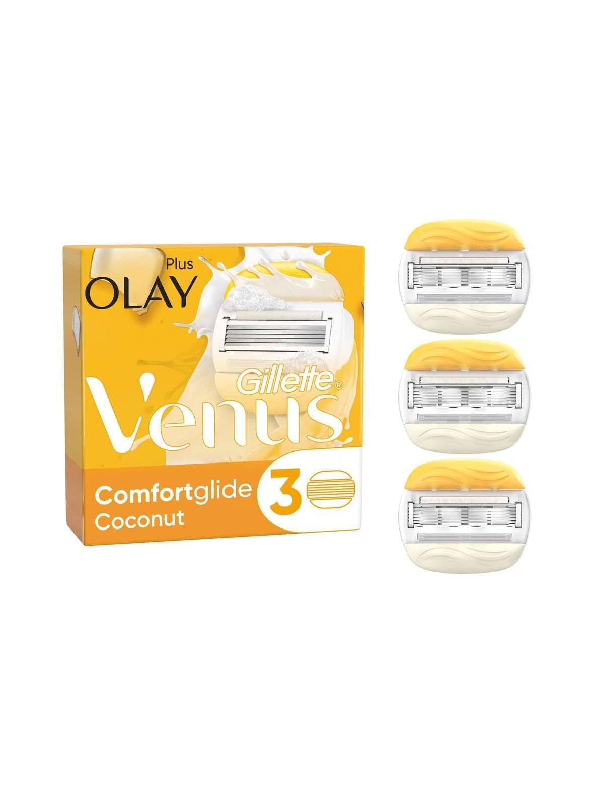 Venus comfortglide -vaihtoterät 3kpl