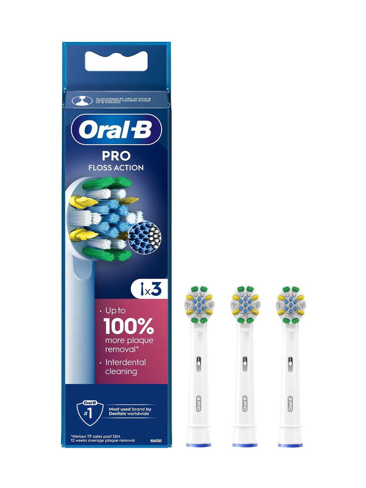 Pro floss action maximiser -vaihtoharja 3 kpl