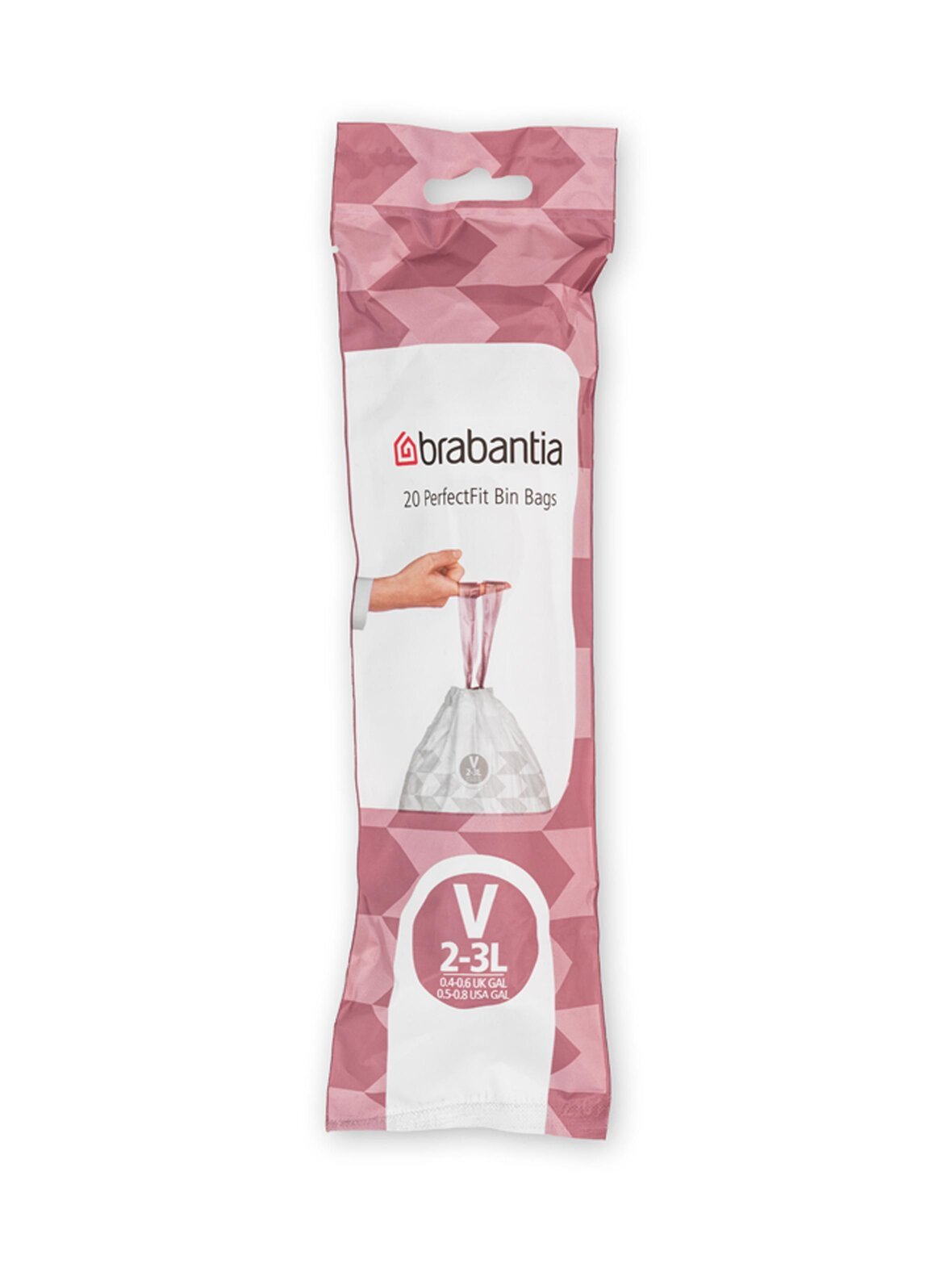 Perfectfit v -roskapussit 3 l, 20 kpl