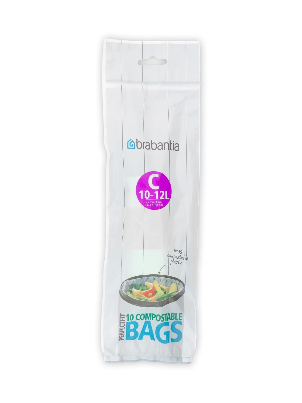 Perfectfit c -biohajoavat roskapussit 10-20 l, 10 kpl