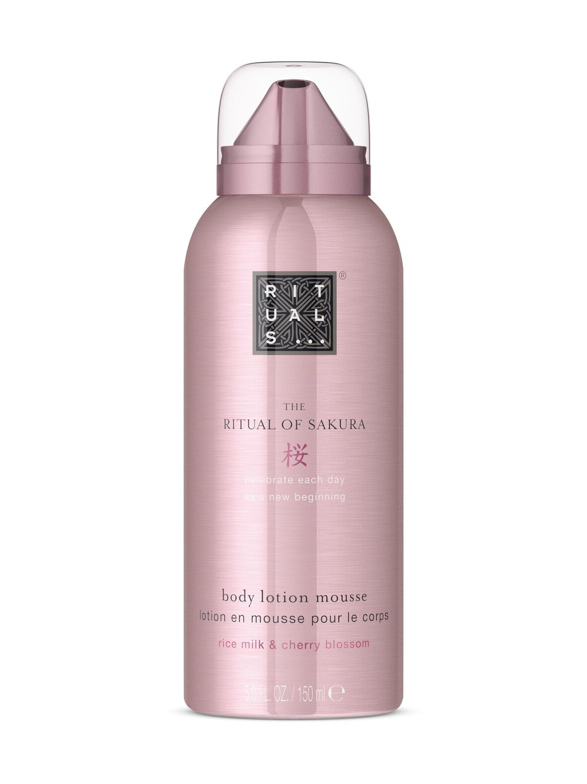 The ritual of sakura body lotion mousse -vaahtoava vartalovoide