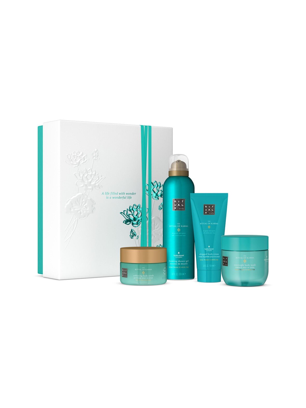 The ritual of karma medium gift set -ihonhoitopakkaus