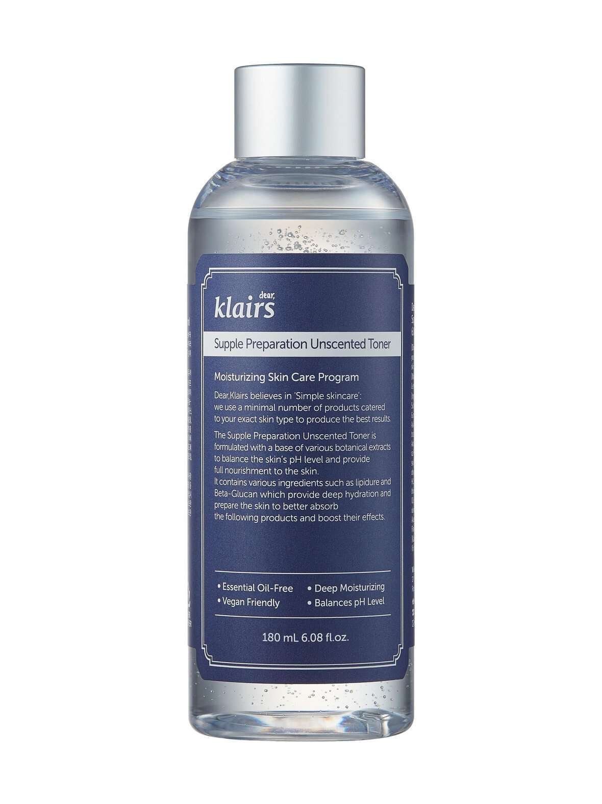 Supple preparation unscented toner - kasvovesi