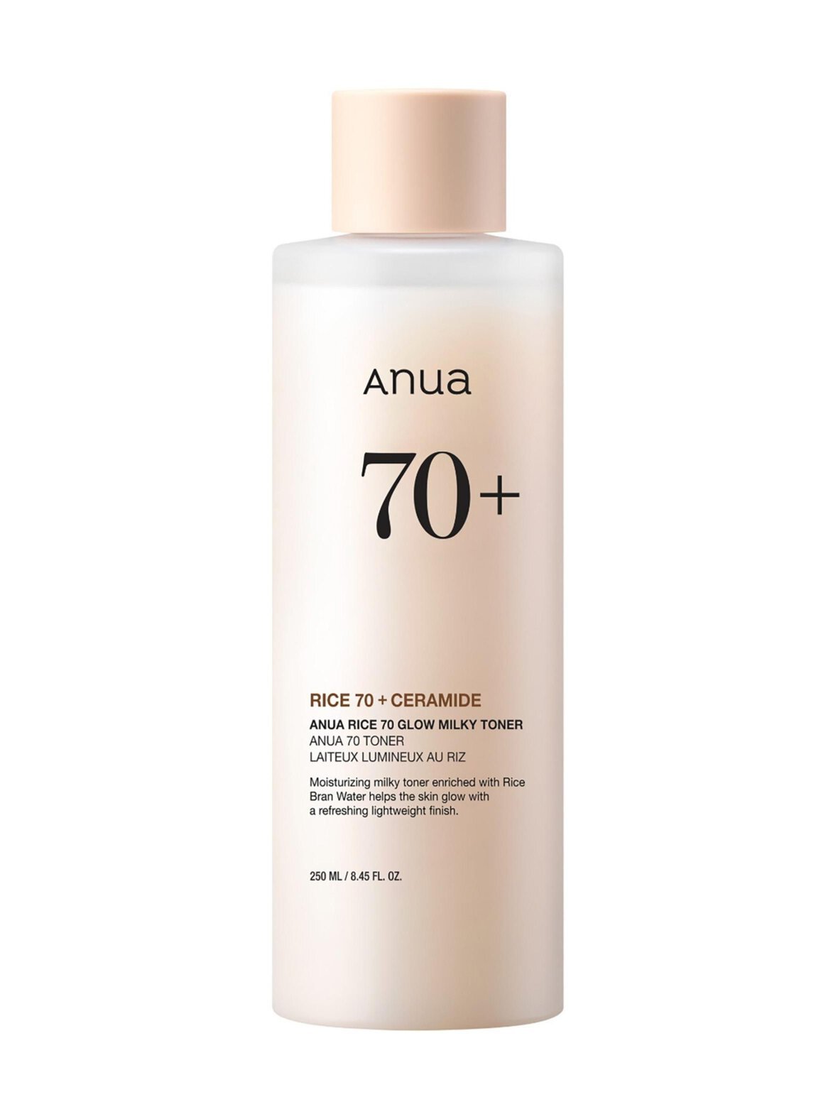 Rice 70 glow milky toner-kasvovesi