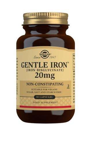 Solgar Gentle Iron 20 mg (bisglysinaatti) 180 kaps 180 kaps