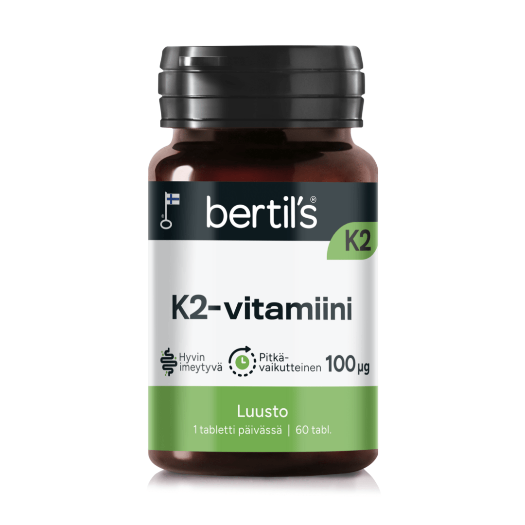 Bertils K2-Vitamiini (MenaQ7®) 60 tabl