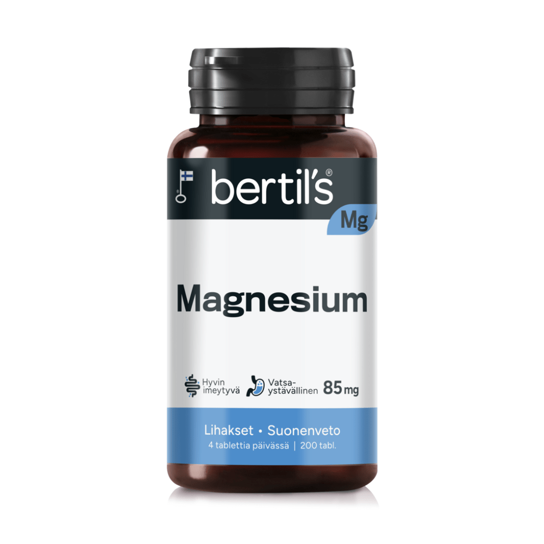 Bertils Magnesium (Lihaksille & Hermostolle) 200 tabl