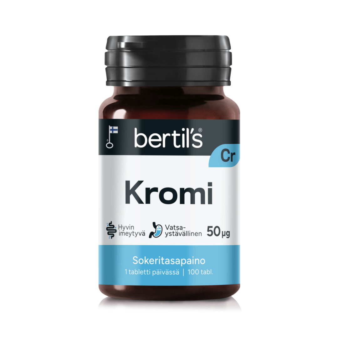 Bertils Kromi (Sokeritasapainon tueksi) tabl