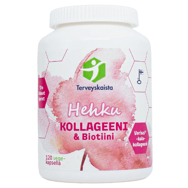 Terveyskaista Hehku Kollageeni & Biotiini 120 kaps